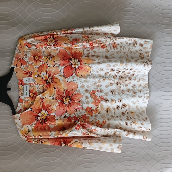 Fall Alfred Dunner 3/4 Sleeve Top ~ Size XL - Picture 1 of 4